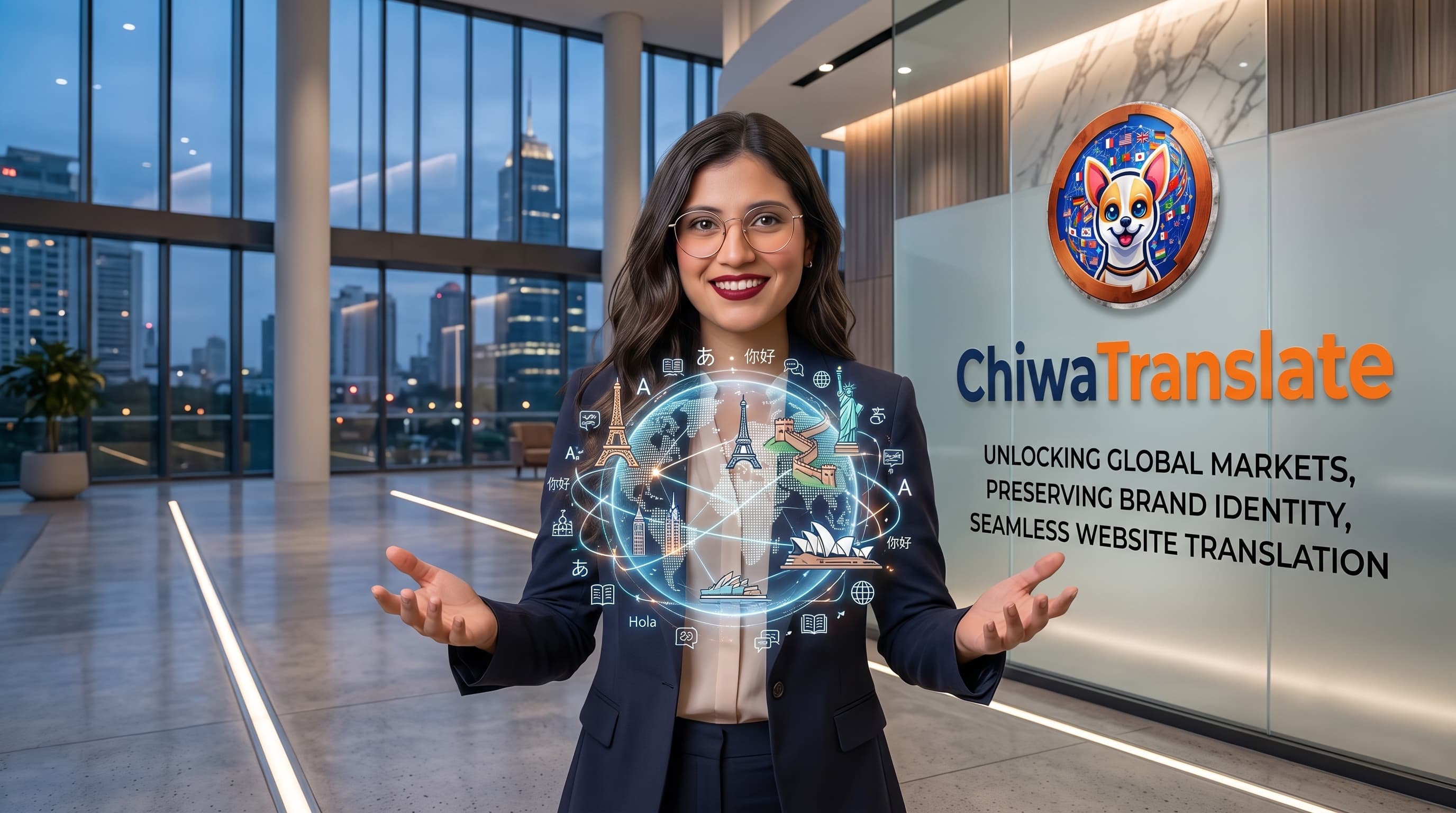 Équipe internationale utilisant ChiwaTranslate